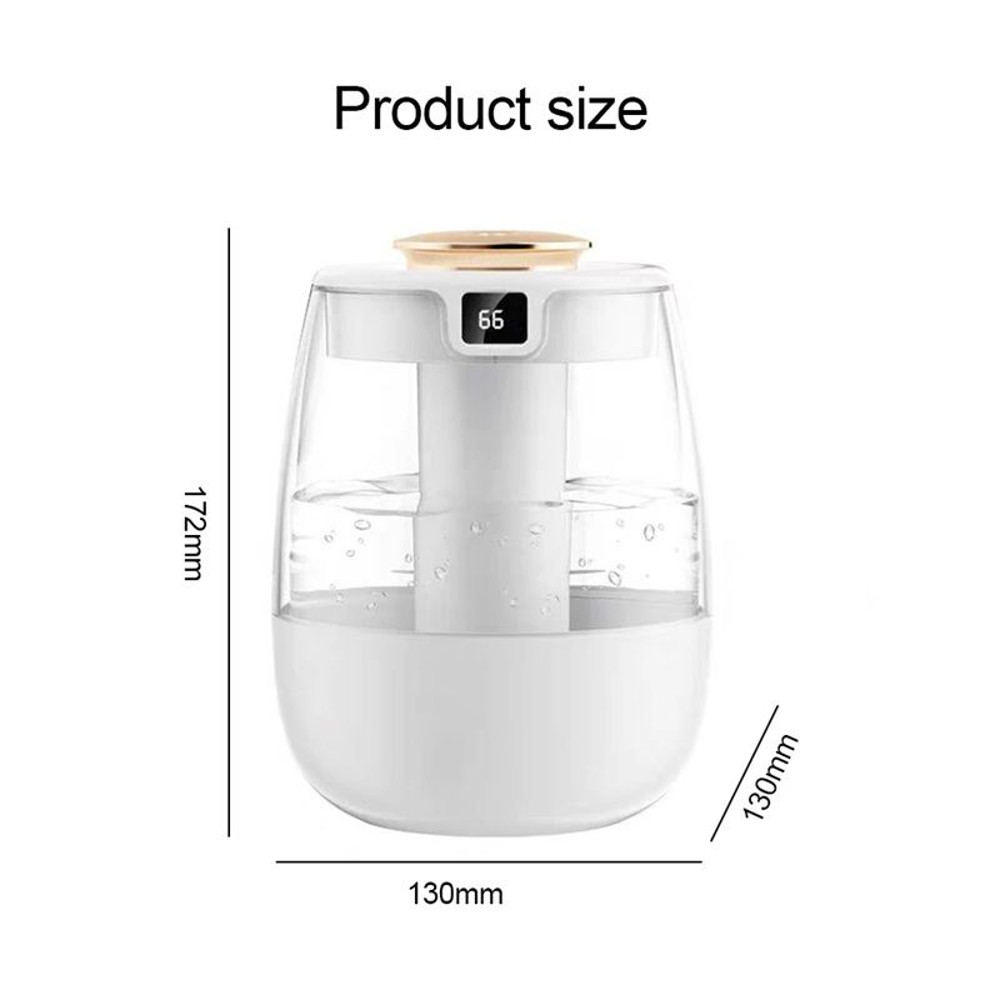 HydroGlow 1300ML Dual Spray Humidifier USB Aroma Diffuser With Light For Home Office Wellness 8