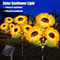 SunGlow Solar Sunflower Lights Waterproof Outdoor Landscape Stakes For Garden Lawn Pathway Decor 0