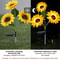 SunGlow Solar Sunflower Lights Waterproof Outdoor Landscape Stakes For Garden Lawn Pathway Decor 1