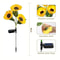 SunGlow Solar Sunflower Lights Waterproof Outdoor Landscape Stakes For Garden Lawn Pathway Decor 6