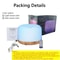 ZenGlow 500ML Wood Grain Aroma Diffuser Ultrasonic Essential Oil Humidifier With Remote LED Light 7