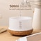 ZenGlow 500ML Wood Grain Aroma Diffuser Ultrasonic Essential Oil Humidifier With Remote LED Light 1