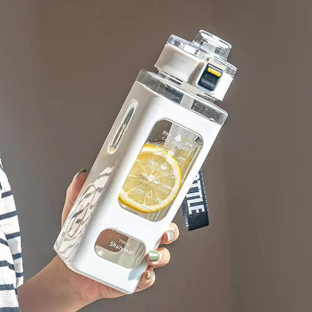 HydraGo 700ML Sports Water Bottle  Lightweight Squeeze Bottle For Outdoor Gym  Cycling Hydration 0