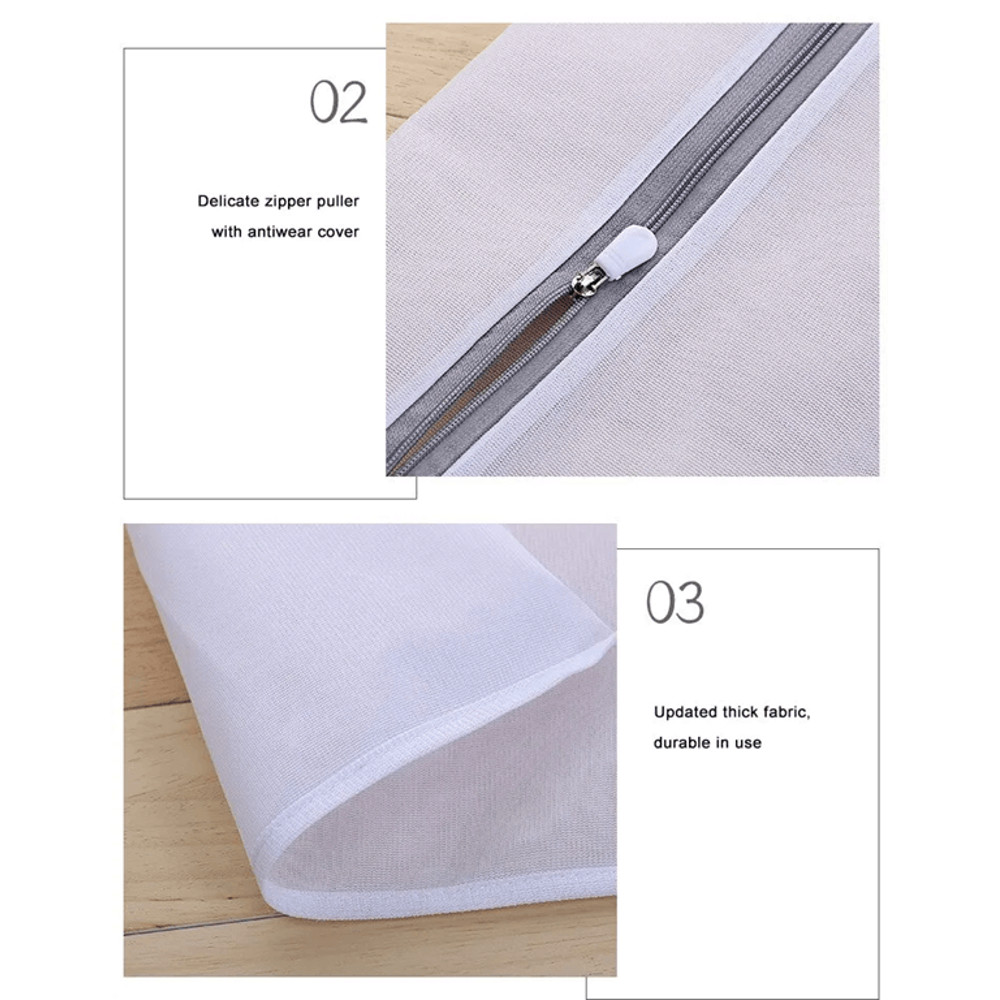 FreshGuard Mesh Laundry Bag Set For Delicates Bras Clothing Care 7