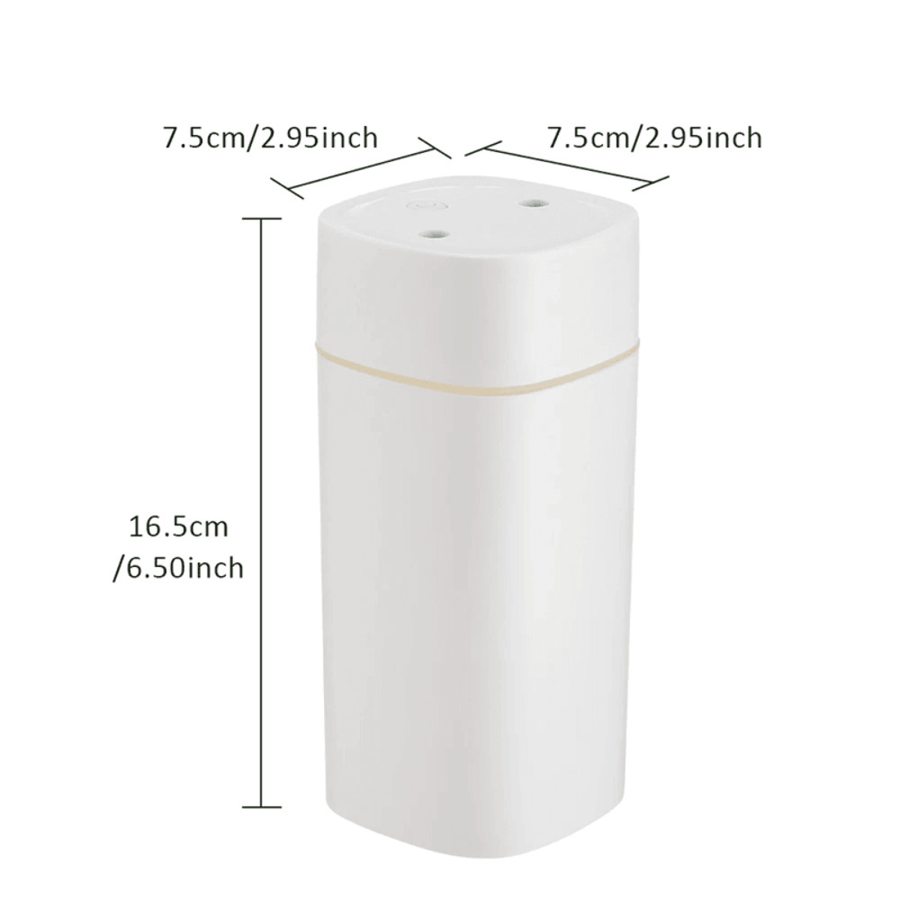 GlowMist 600ML USB Cool Mist Humidifier  Essential Oil Diffuser With Night Light 9