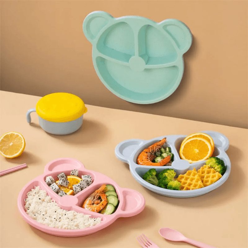 BearGrip Baby Silicone Suction Plate  FallProof BPAFree Feeding Solution 5