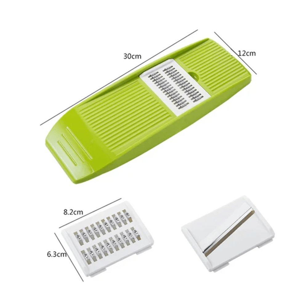 SlicePro Stainless Steel Mandoline Slicer With 3 Interchangeable Blades 3