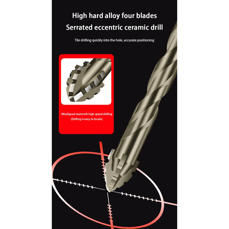 ProCut All Material Precision Hole Saw For Tile Glass Wood And More 5