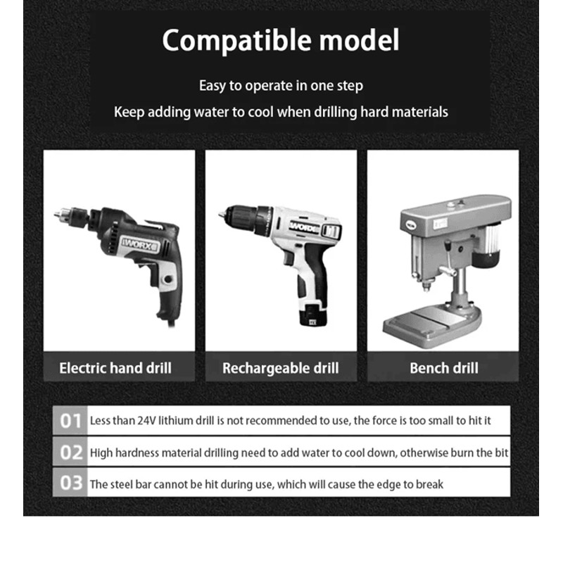 ProCut All Material Precision Hole Saw For Tile Glass Wood And More 11