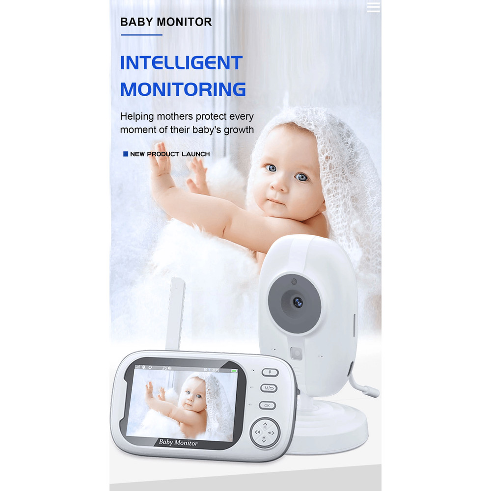 QuietNest Wireless Video Baby Monitor With Night Vision And Two Way Audio 3