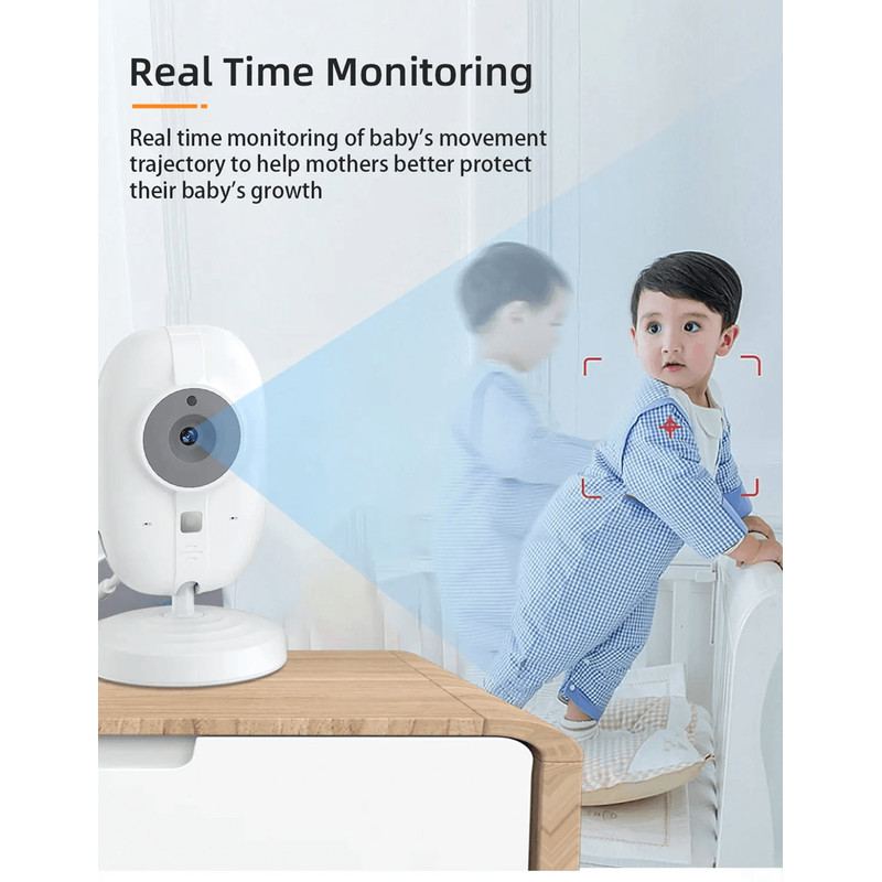 QuietNest Wireless Video Baby Monitor With Night Vision And Two Way Audio 7