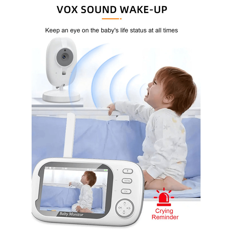 QuietNest Wireless Video Baby Monitor With Night Vision And Two Way Audio 9