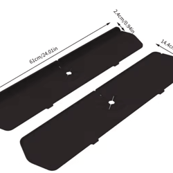 silicone sink splash guard & faucet mat – xl drying pad and countertop protector