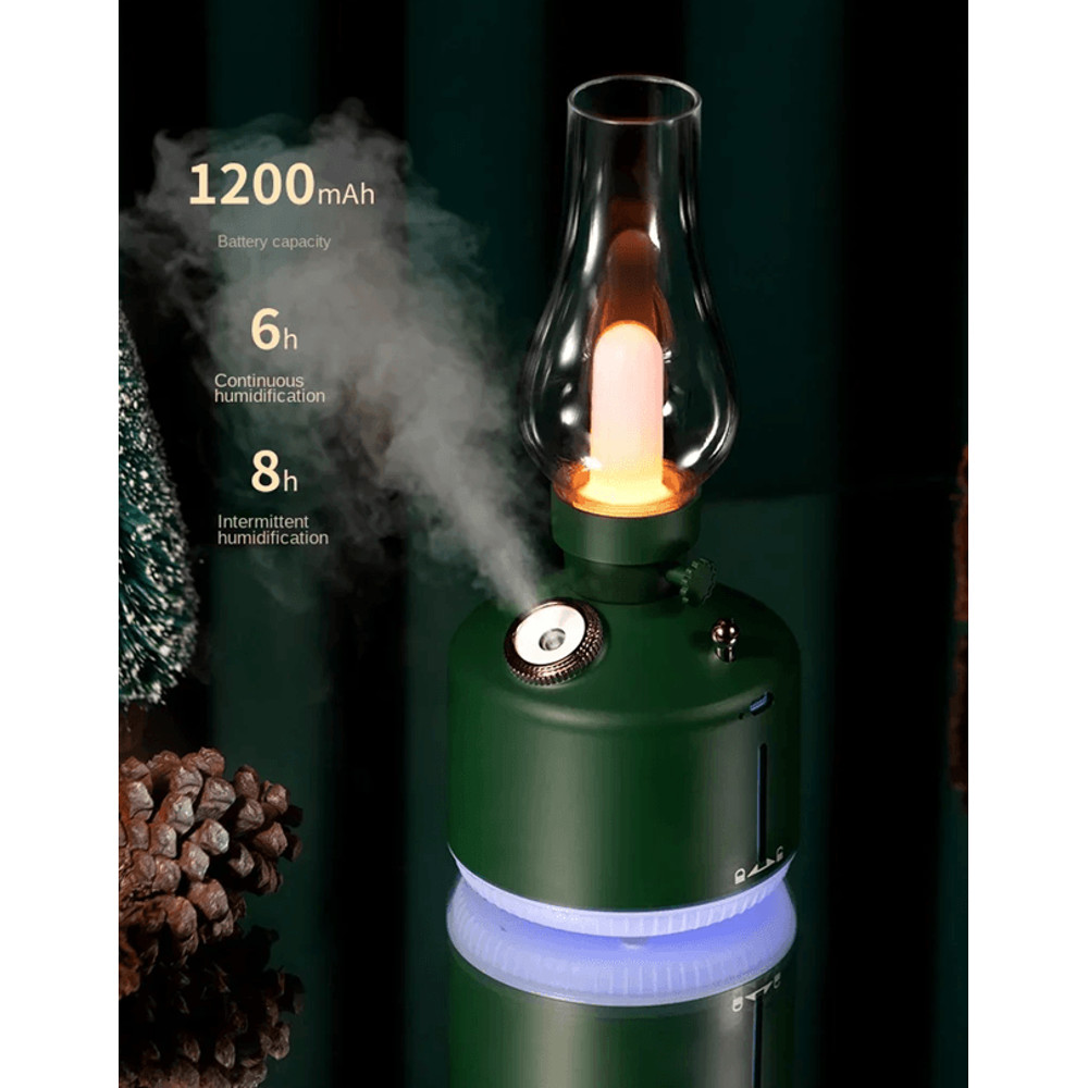 RetroGlow Aroma Diffuser Lamp  USB Cool Mist Humidifier With 7Color LED Lights 3