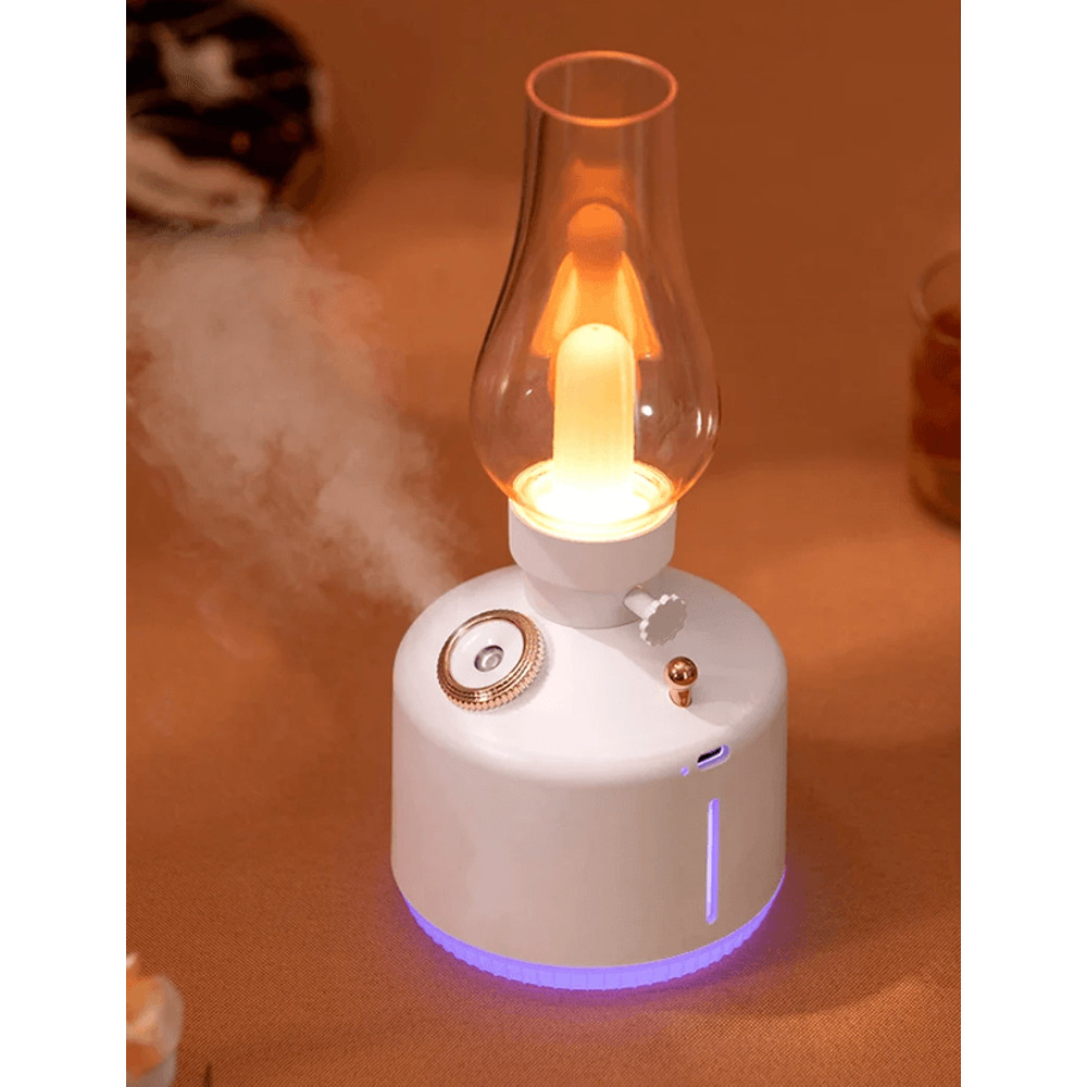 RetroGlow Aroma Diffuser Lamp  USB Cool Mist Humidifier With 7Color LED Lights 0