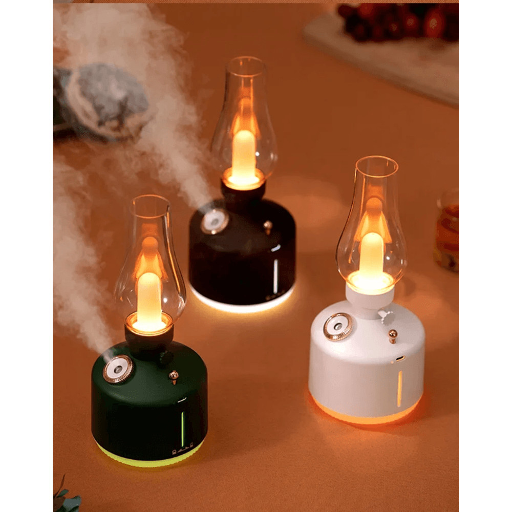 RetroGlow Aroma Diffuser Lamp  USB Cool Mist Humidifier With 7Color LED Lights 4