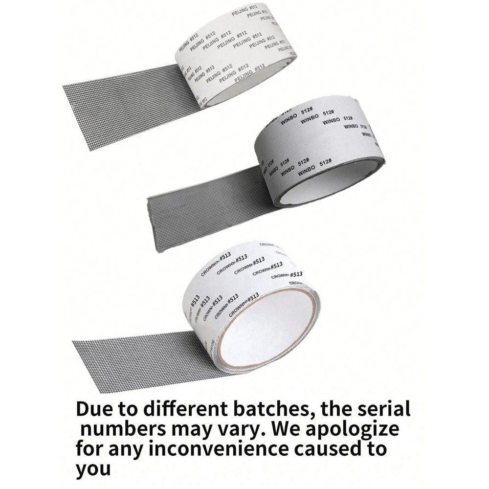 MeshGuard Window Screen Repair Tape SelfAdhesive AntiInsect Patch Roll 2