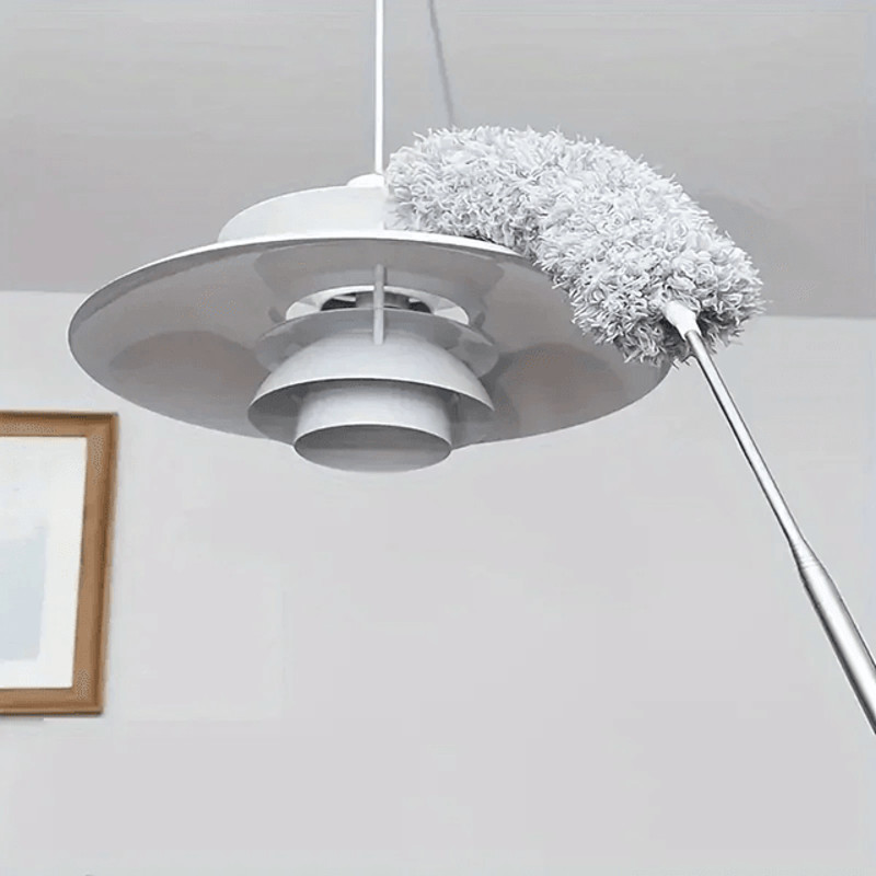 SkySweep Extendable Feather Duster 28M Long Electrostatic Ceiling Wall Cleaner 2