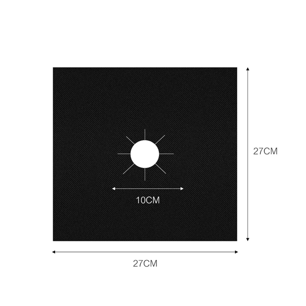 CleanGuard Reusable Stove Protector Set  4Piece NonStick Gas Burner Covers For Easy Kitchen Cleanin 4