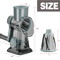 GrateMate 3in1 Rotary Cheese Grater Manual Vegetable Slicer Nut Grinder 4