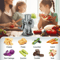 GrateMate 3in1 Rotary Cheese Grater  Manual Vegetable Slicer  Nut Grinder 5