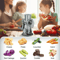 GrateMate 3in1 Rotary Cheese Grater Manual Vegetable Slicer Nut Grinder 5