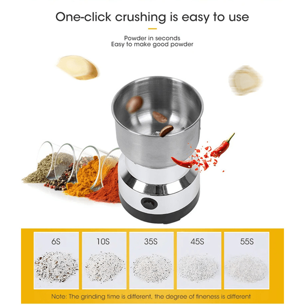 NutriGrind 4Blade Electric Grinder  HighSpeed Coffee Spice  Baby Food Mill 300ml 3