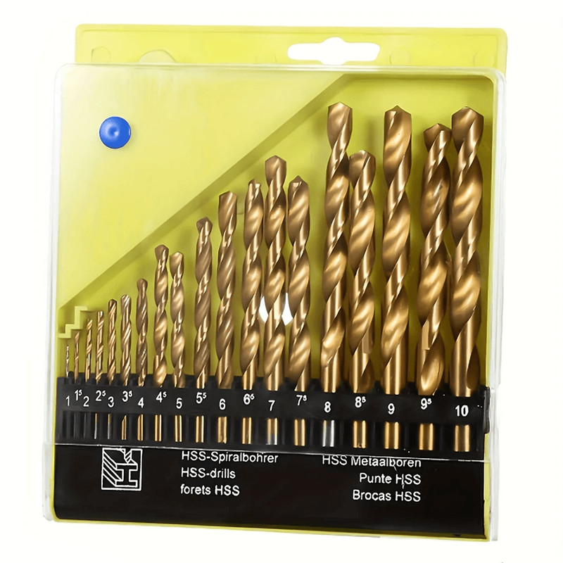 ProBore M35 Cobalt Drill Bit Set 19Piece Metric Bits For Stainless Steel Hard Metal 0
