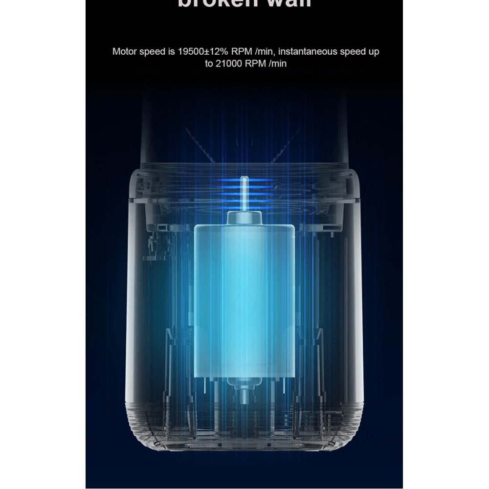 BlendGo Portable Smoothie Blender USB Rechargeable 6Blade Juicer Bottle 2