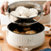 MealMate Mini MultiCooker 220V Electric Hot Pot With NonStick Pan For 12 People 4