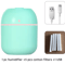 MistGlow USB Mini Humidifier Portable Ultrasonic Aroma Diffuser With LED Light For Car Home Use 5