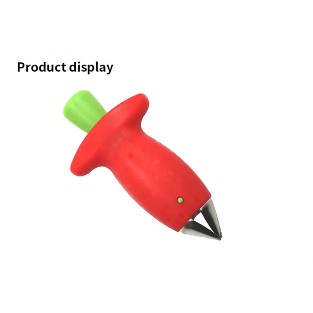 BerryPrep 3in1 Strawberry Slicer  Corer Huller  Fruit Cutter Tool For Salads And Desserts 1