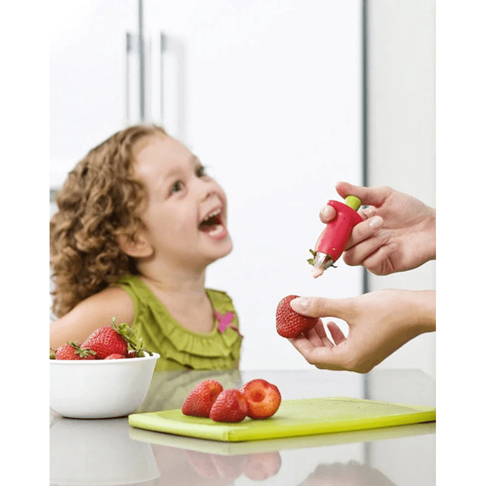 BerryPrep 3in1 Strawberry Slicer  Corer Huller  Fruit Cutter Tool For Salads And Desserts 5