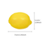 Realistic Artificial Lemons 20pcs Faux Yellow Fruit For Home Event Decor 2