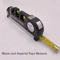 Multipurpose Laser Level Tool  Cross Line Level With 8Foot Measuring Tape For DIY  Home Projects 6