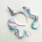 Unicorn Birthday Headband For Girls Colorful Hair Accessory For Parties Baby Showers 2