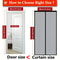 Magnetic Screen Door Curtain HeavyDuty Mesh With HandsFree Closure For BugFree Ventilation 0