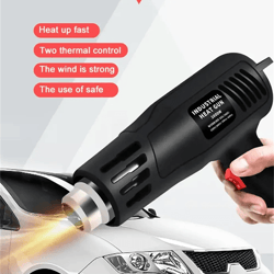 2000w electric heat gun – high power hot air tool with adjustable temperature for diy, automotive & industrial use