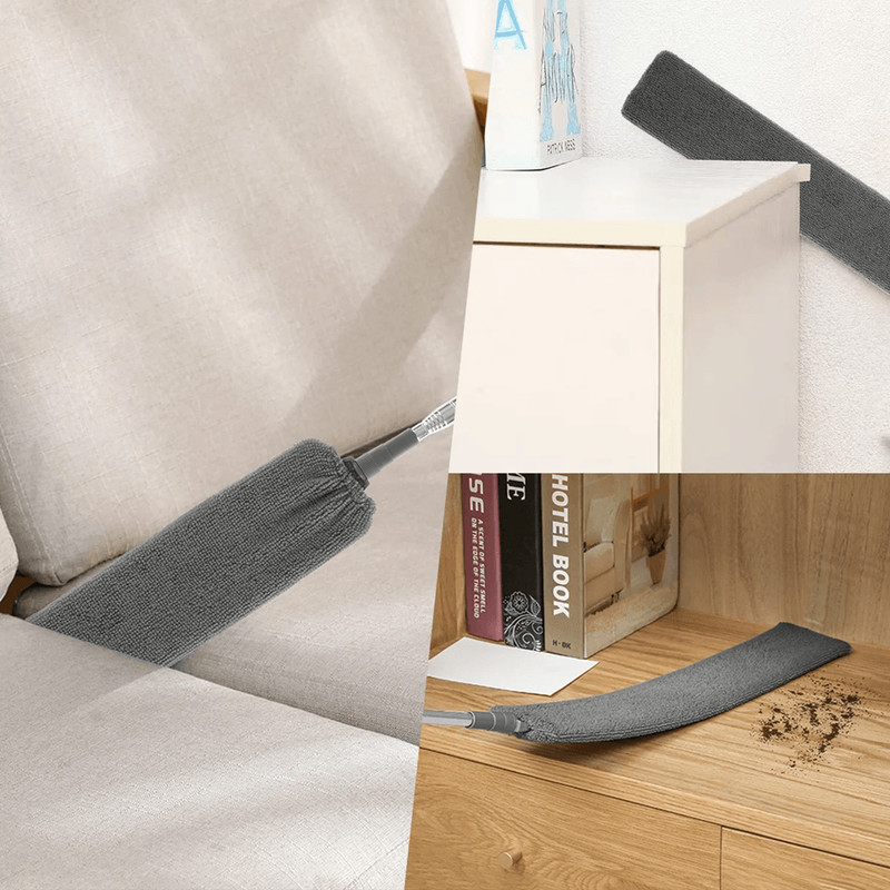 Flexible Microfiber Gap Duster Long Flat Dust Cleaner For Under Sofa Bed Furniture 3