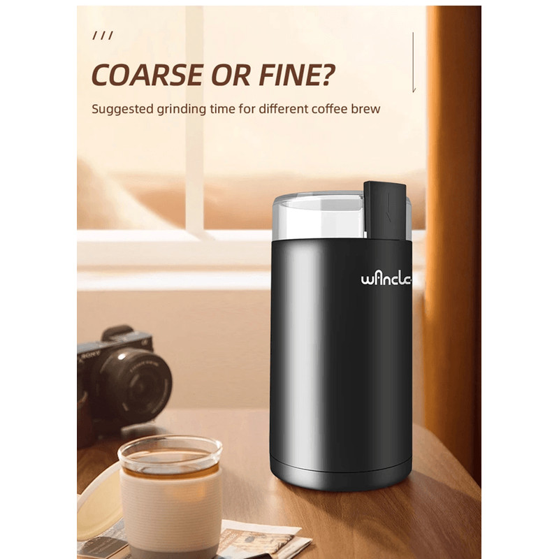 200W Precision Brew Electric Coffee Grinder HighPower MultiUse Bean And Spice Mill 1