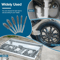 ProClean 6 Piece Stainless Steel Wire Brush Set For Pipe And Hole Cleaning With Hex Shank 4