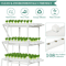 3Layer Hydroponic Growing System Kit  108Site Soilless Garden With FoodGrade PVC Pipes 5