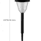 Decorative Solar Powered Pathway Light  Waterproof LED Garden Lamp With Circle Shadow Effect 3