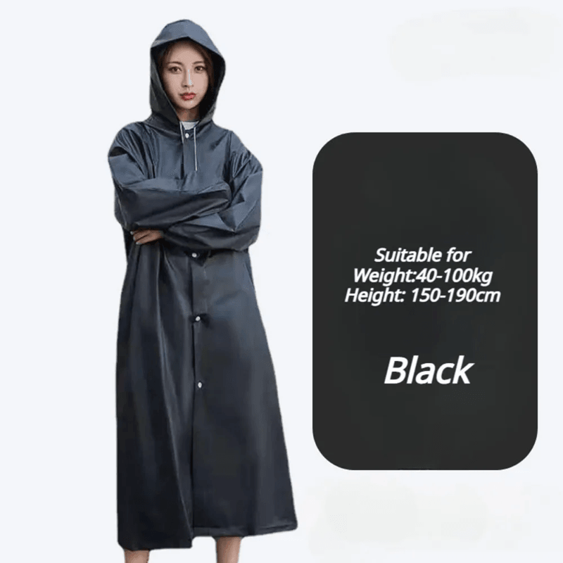 Portable Waterproof Travel Raincoat Lightweight Reusable Adult Poncho For Outdoor Emergency Use 3