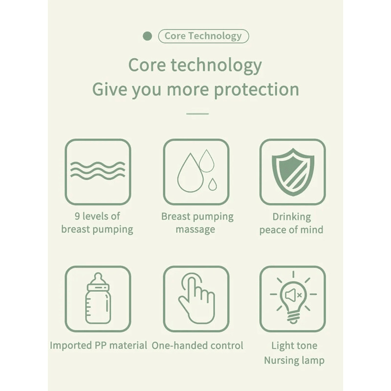 QuietFlow Electric Breast Pump  High Suction Painless And Portable Breastfeeding Solution 2