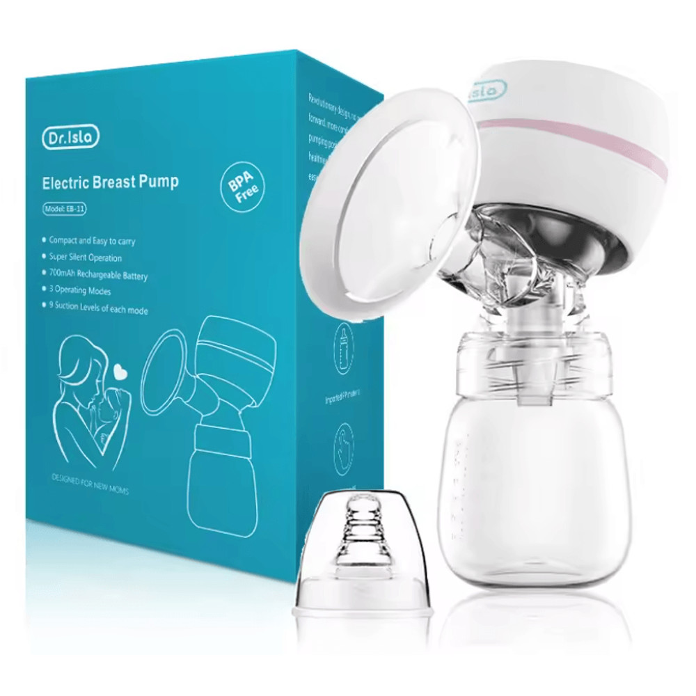 QuietFlow Electric Breast Pump  High Suction Painless And Portable Breastfeeding Solution 5