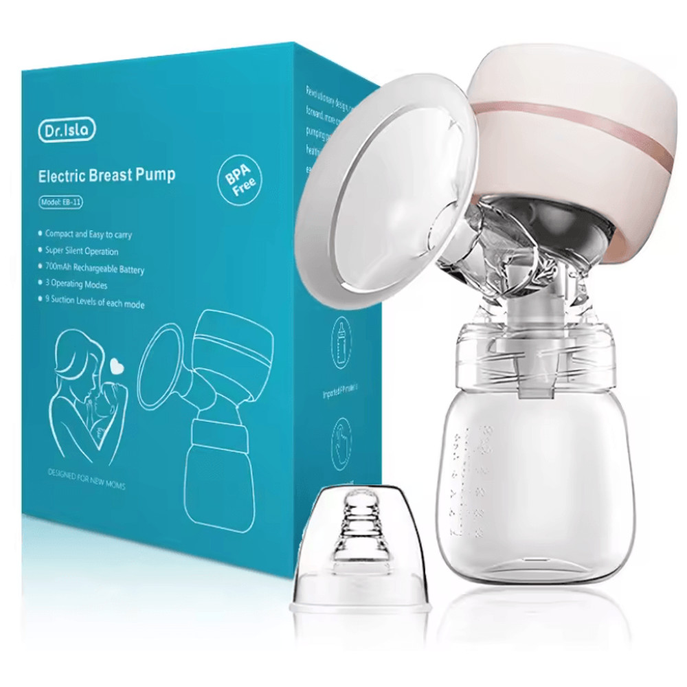 QuietFlow Electric Breast Pump  High Suction Painless And Portable Breastfeeding Solution 4