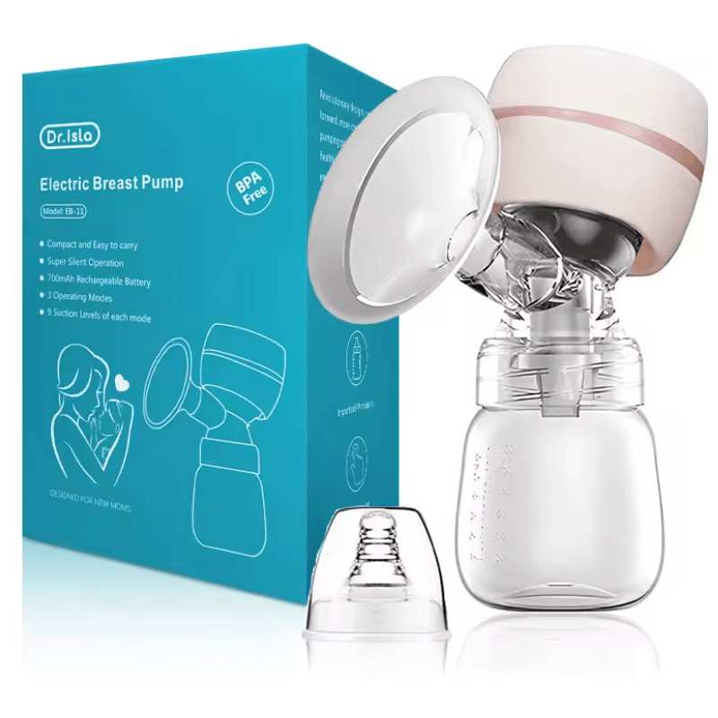 QuietFlow Electric Breast Pump  High Suction Painless And Portable Breastfeeding Solution 4