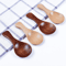 Mini Wooden Spice Spoons Set Of 4 Natural ShortHandle Scoops For Kitchen Tea And Condiments 2