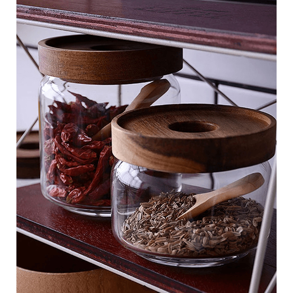 Mini Wooden Spice Spoons Set Of 4 Natural ShortHandle Scoops For Kitchen Tea And Condiments 6